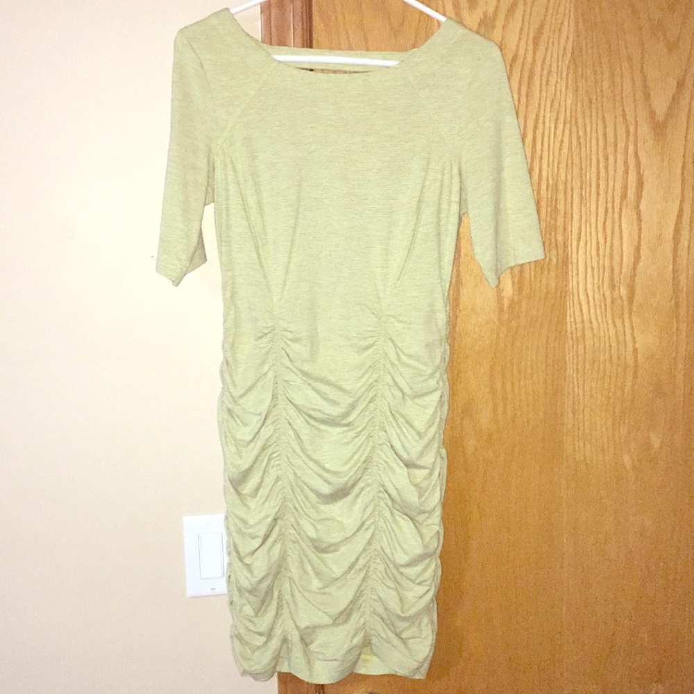 Pinstriped BCBG dress